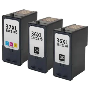 High-Yield Ink Cartridge 3-Pack Combo (36XL & 37XL Compatible)