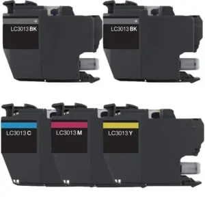 High-Yield Ink Cartridge 5-Piece Combo Pack (LC3013 Compatible – Replaces LC3011)